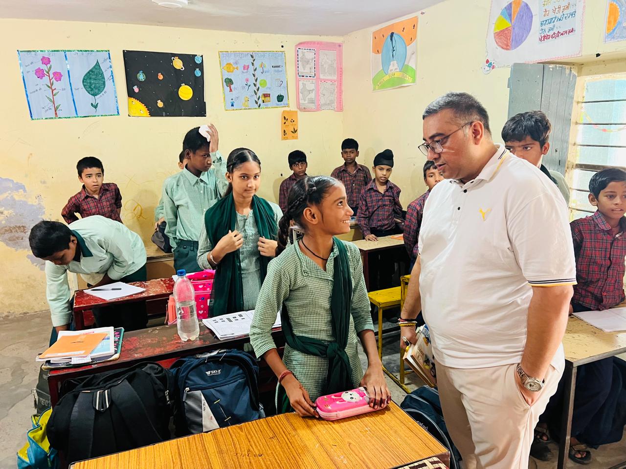 Surprise Inspection of Government Schools and Anganwadi Centres